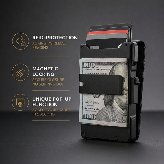 VeyVault® Minimalist Wallet - Maximum Capacity. Minimal Footprint.