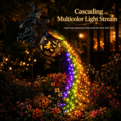 🎁Today 49% OFF 🎃 Halloween Witch Cauldron Garden Light